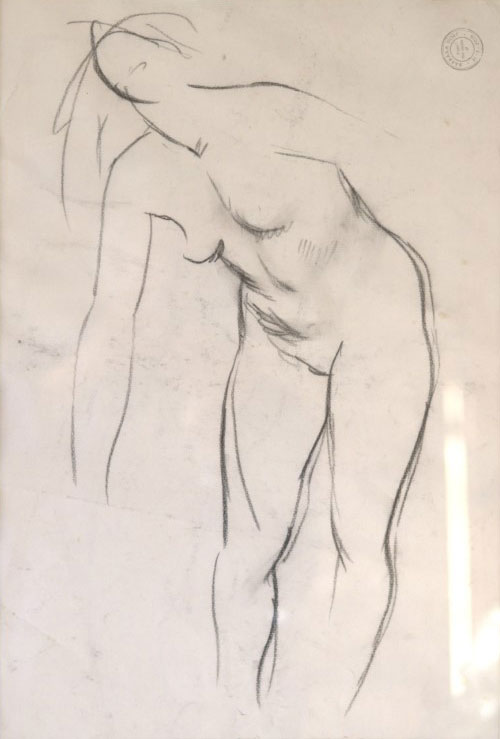 Drawing of a Female Nude