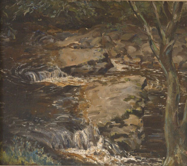 Horshoe Falls, River Dart, 1938