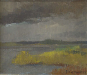 Swedish, mid-century bay  landscape